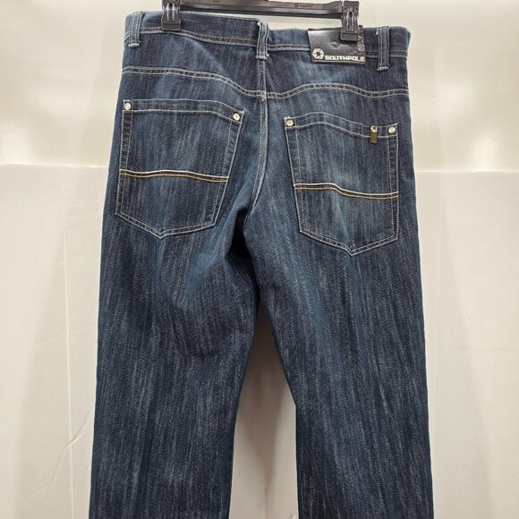Vintage Men’s Southpole Wide Leg Baggy Skater Jeans 34x30 Blue Y2K RN82628 - Picture 2 of 14